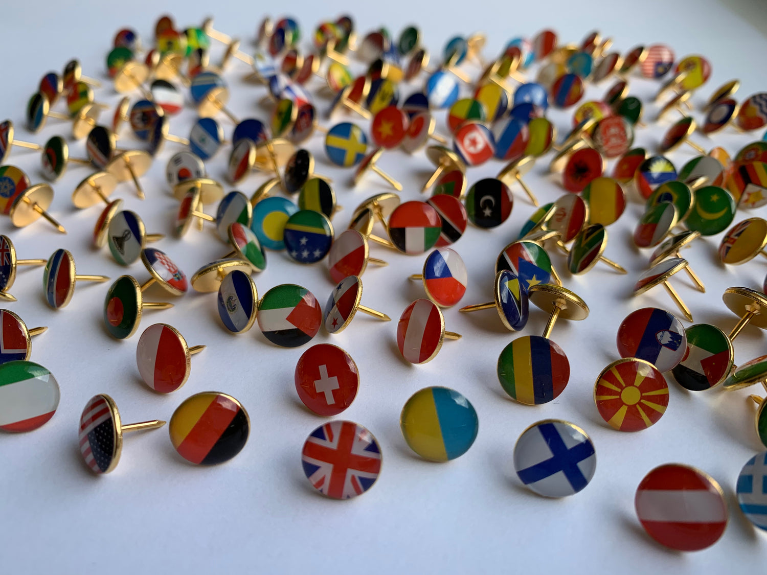 World map decor items