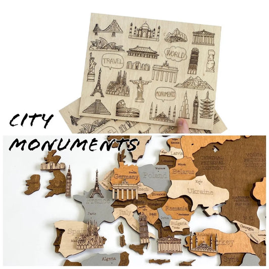 Monumenti cittadini in legno